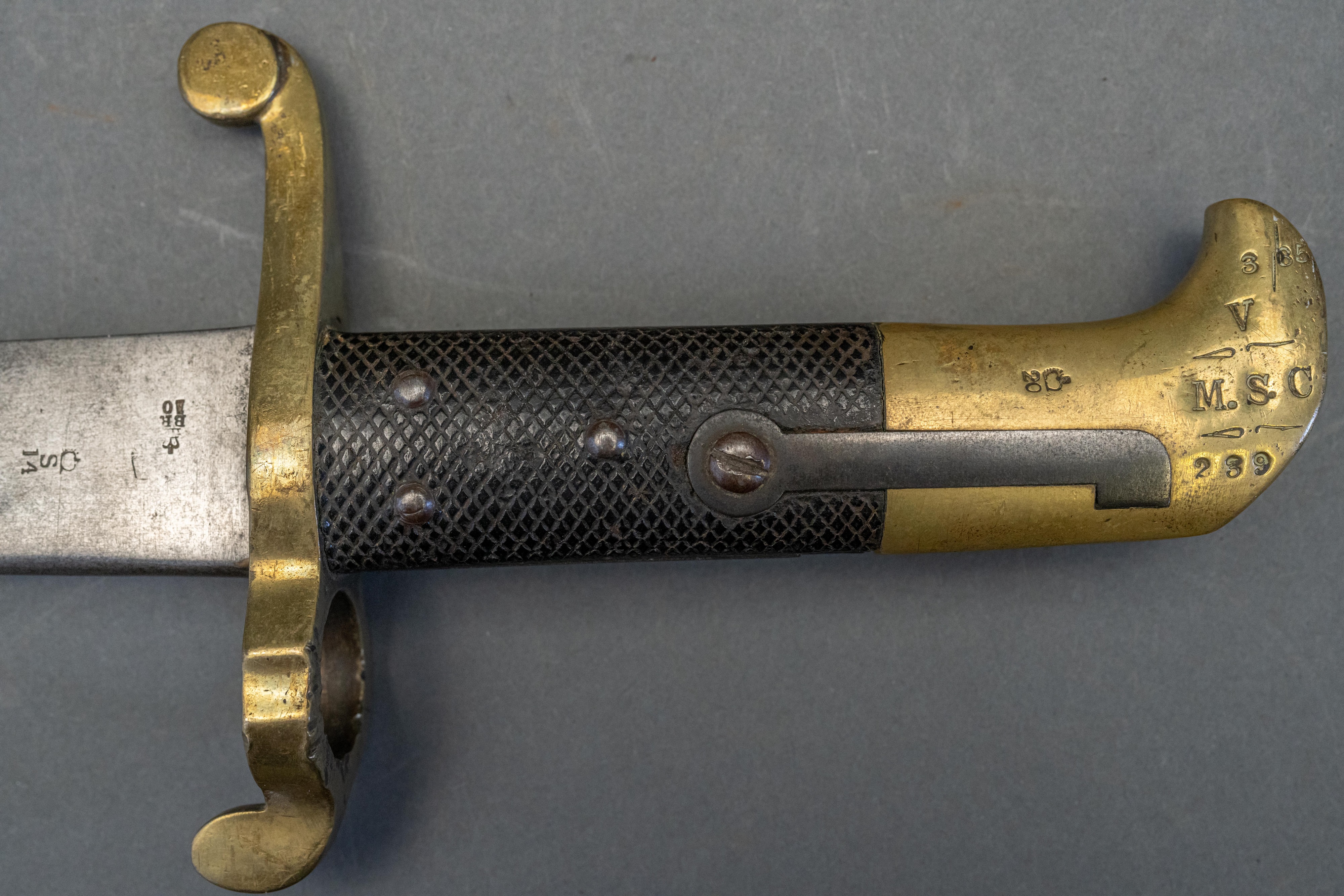 AN 1855 PATTERN LANCASTER ARTILLERY CARBINE BAYONET - Image 2 of 9