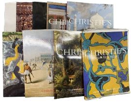 NINE CHRISTIE'S AUCTION CATALOGUES OF PRIMARILY INDIAN ART AND TRAVEL