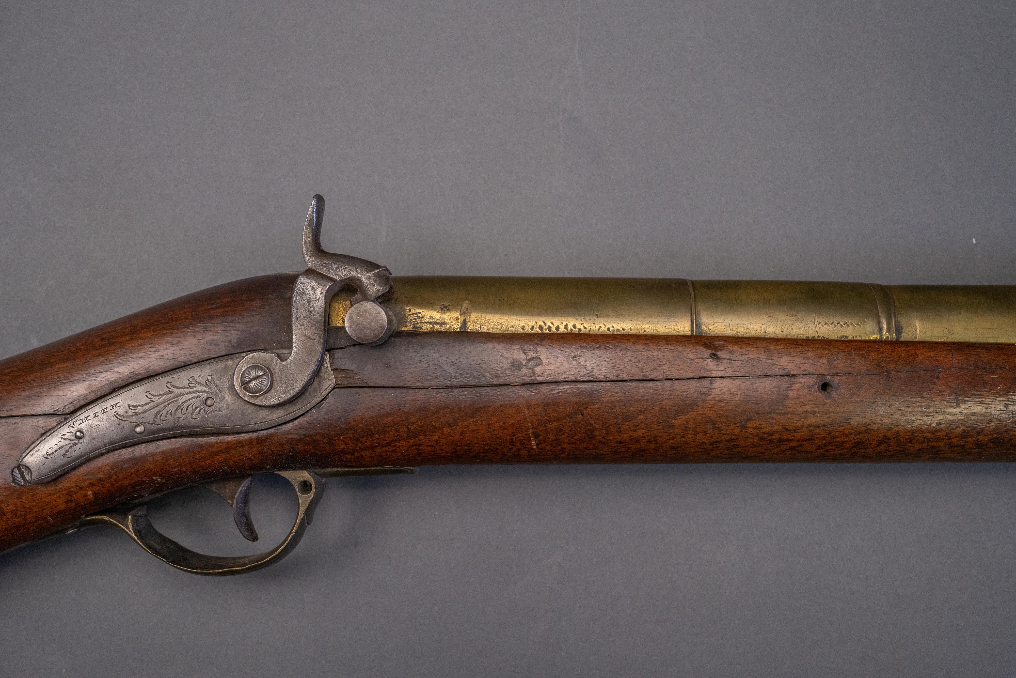 A COMPOSITE PERCUSSION BLUNDERBUSS, MID-19TH CENTURY - Image 3 of 18