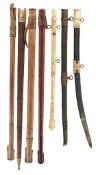 TWENTY-TWO SWORD SCABBARDS, 19TH/EARLY 20TH CENTURIES