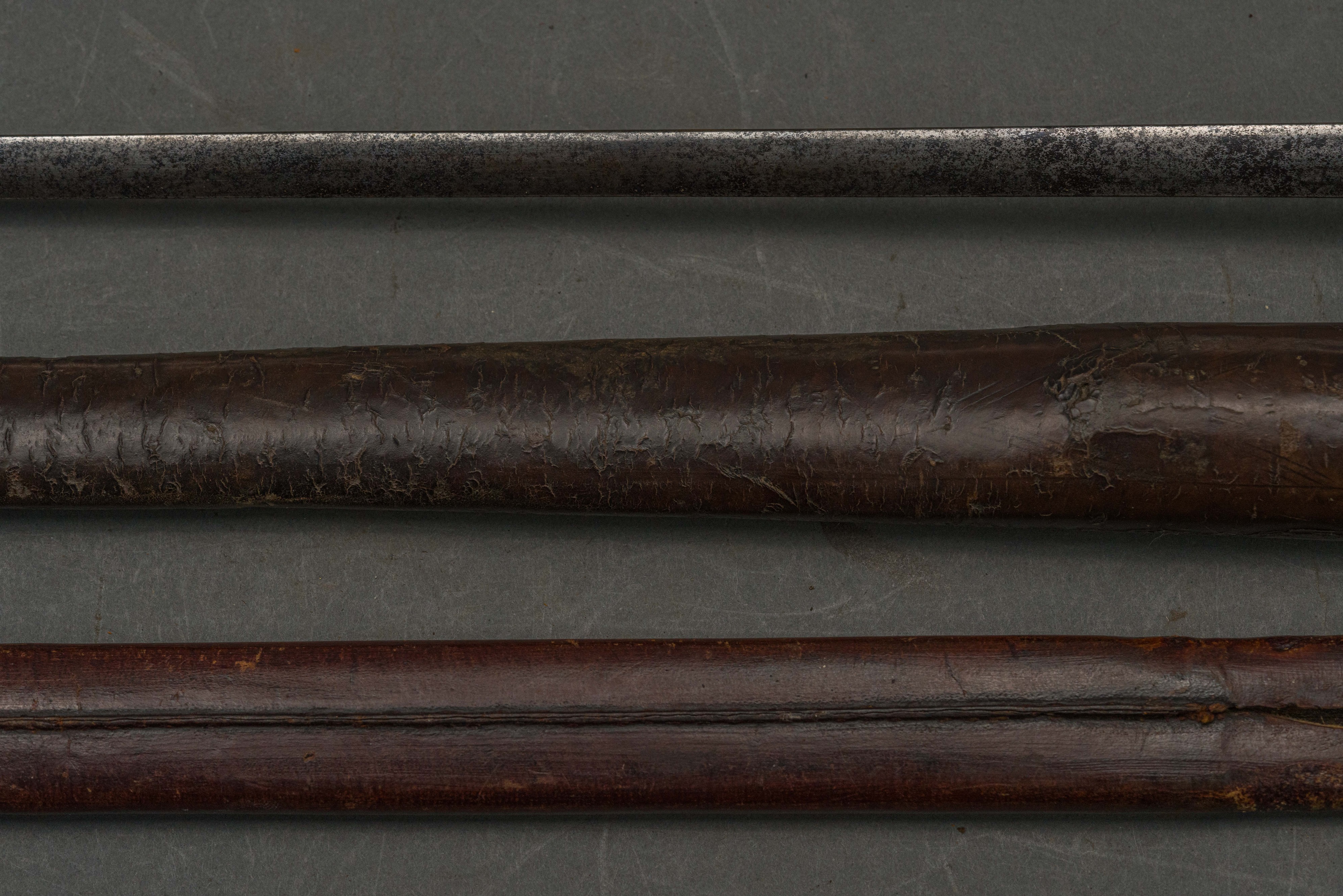 A NORTH EUROPEAN SMALL SWORD AND TWO SCABBARDS - Image 4 of 12