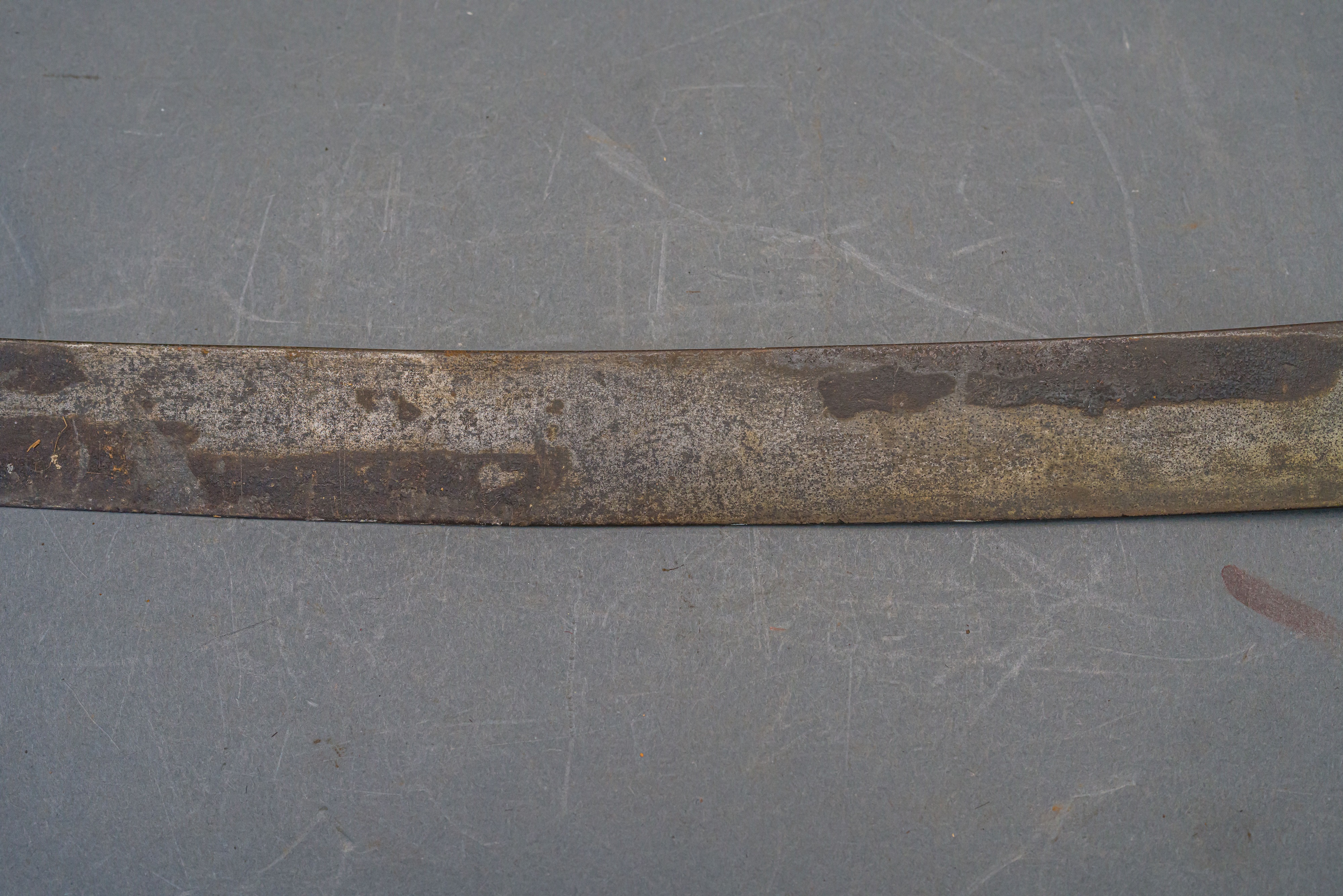 TWO AFRICAN AXES, A BOOMERANG AND A FRENCH MODEL 1816 INFANTRY SHORTSWORD (BRIQUET) - Image 8 of 23