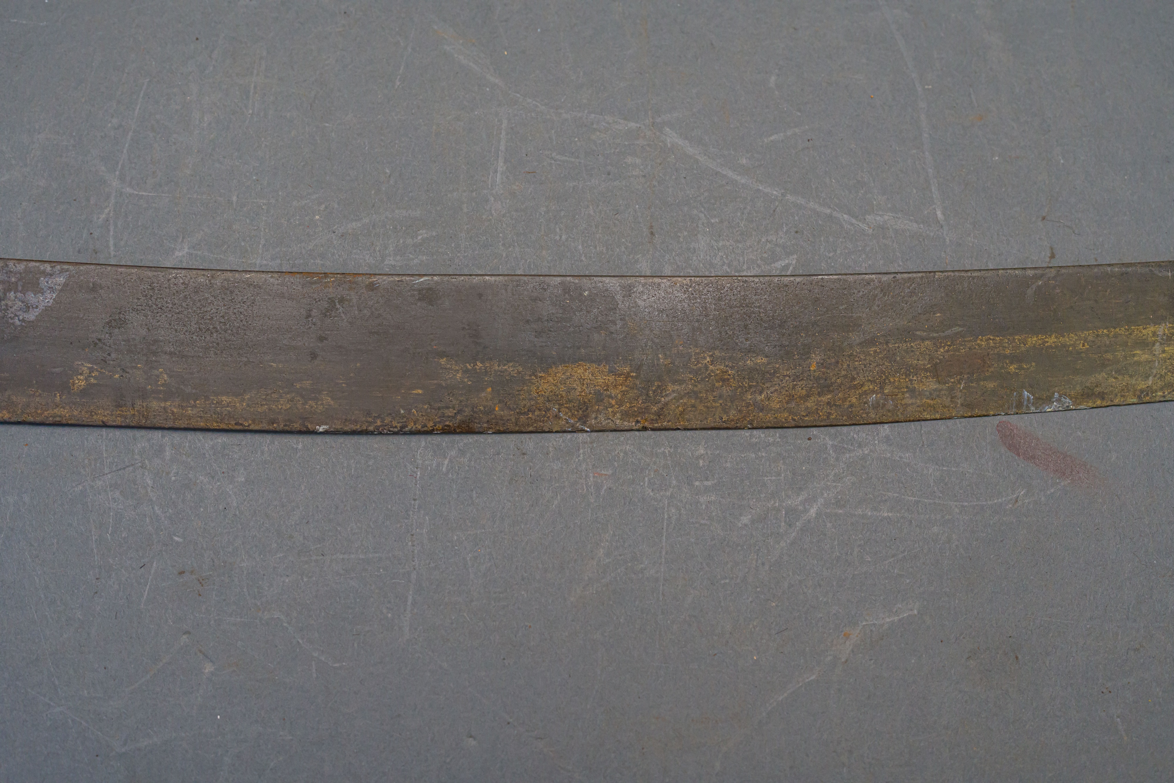 TWO AFRICAN AXES, A BOOMERANG AND A FRENCH MODEL 1816 INFANTRY SHORTSWORD (BRIQUET) - Image 4 of 23