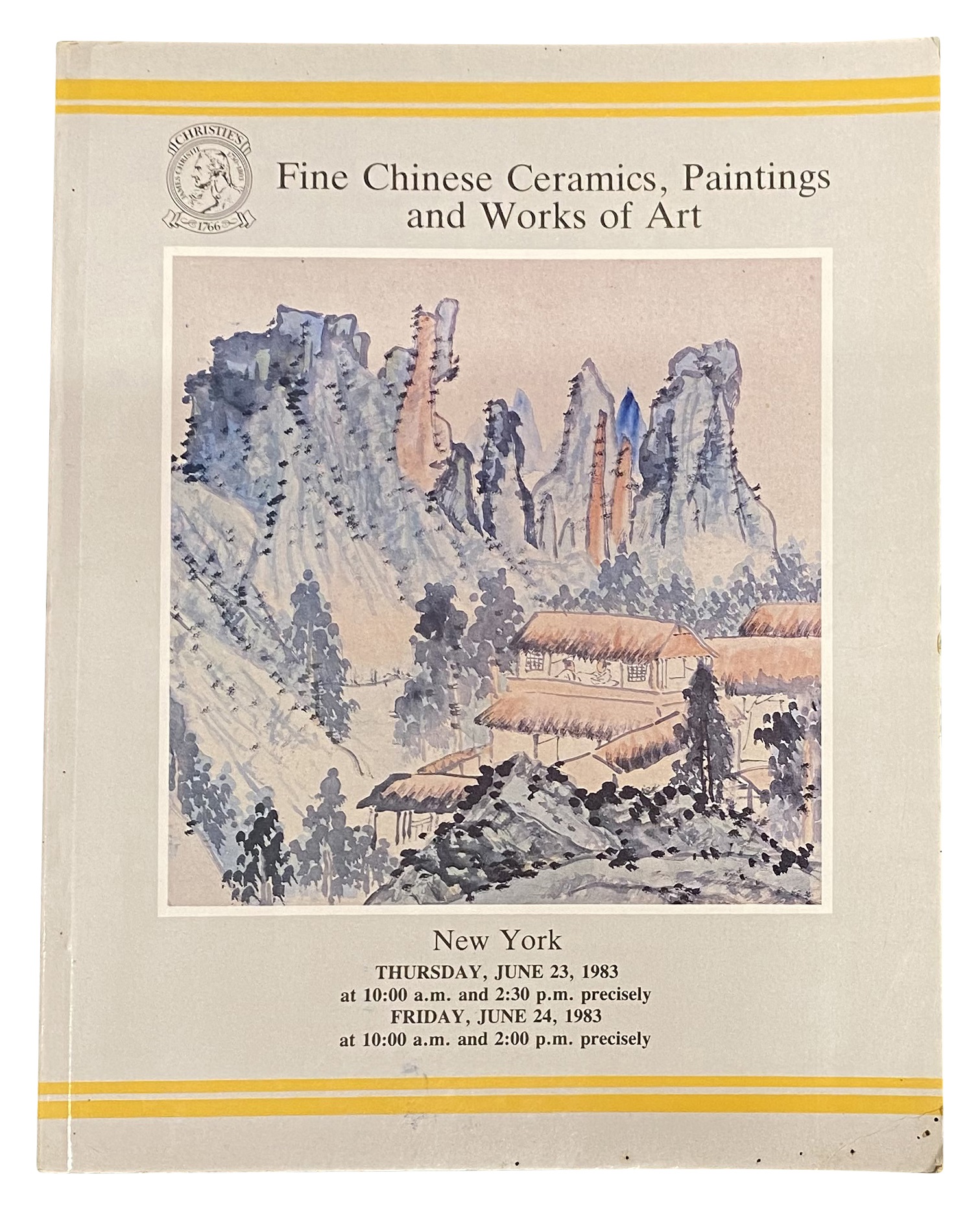 FINE CHINESE CERAMICS, PAINTINGS AND WORKS OF ART