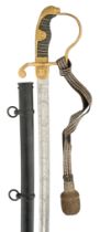 A PRUSSIAN OFFICER’S SWORD, LATE 19TH CENTURY