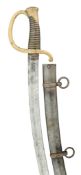 A FRENCH ARTILLERY SWORD, MID-19TH CENTURY