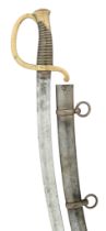 A FRENCH ARTILLERY SWORD, MID-19TH CENTURY