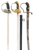 AN IMPERIAL GERMAN MODEL 1889 KINGS DRAGOON REGT NR. 26 CAVALRY SWORD, A BAVARIAN OFFICER'S SWORD