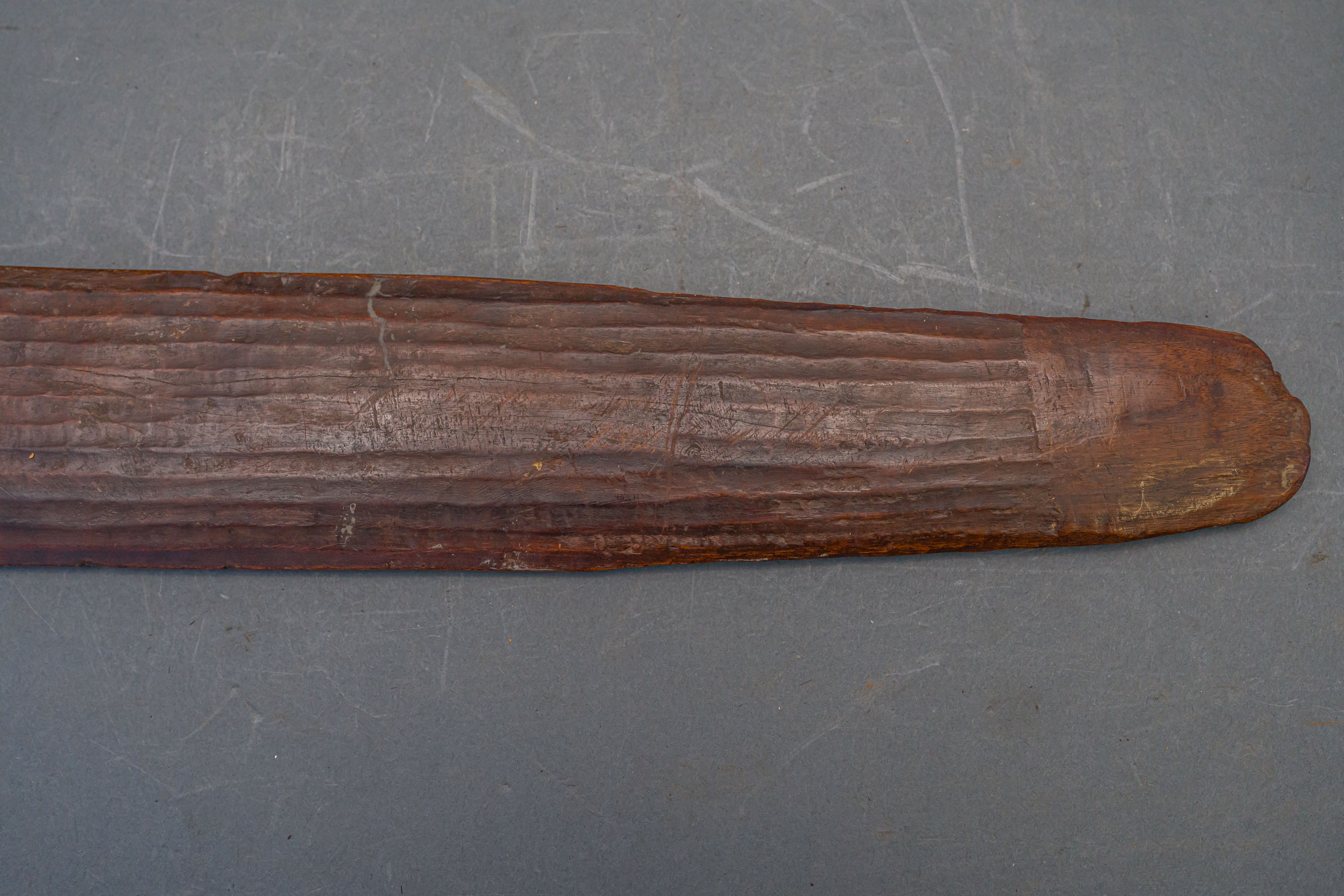 TWO AFRICAN AXES, A BOOMERANG AND A FRENCH MODEL 1816 INFANTRY SHORTSWORD (BRIQUET) - Image 10 of 23