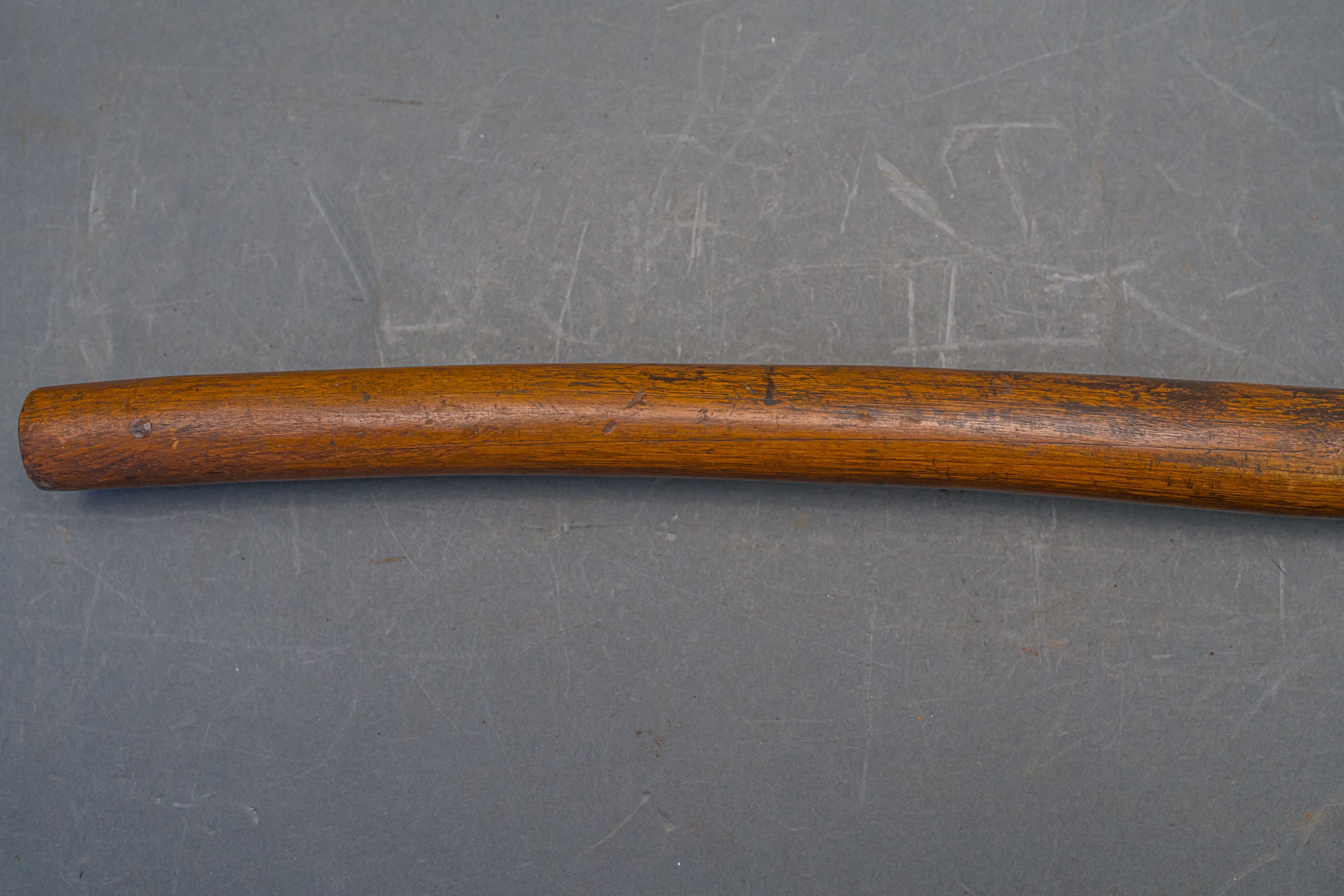 TWO AFRICAN AXES, A BOOMERANG AND A FRENCH MODEL 1816 INFANTRY SHORTSWORD (BRIQUET) - Image 19 of 23