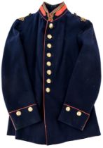 AN IMPERIAL GERMAN DARK BLUE FULL DRESS TUNIC