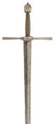 A SWORD IN GERMAN LATE 16TH CENTURY STYLE, 19TH CENTURY