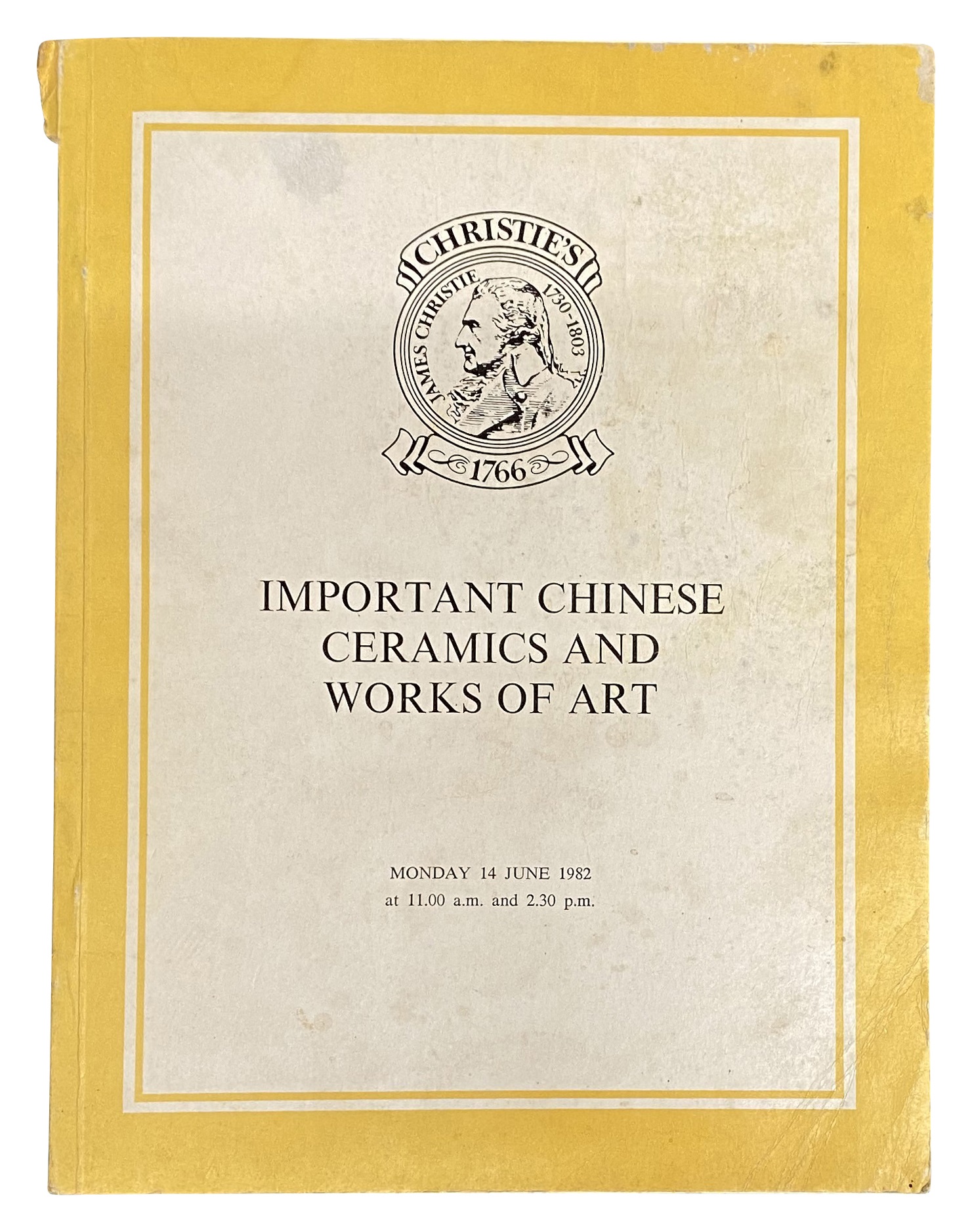 IMPORTANT CHINESE CERAMICS AND WORKS OF ART