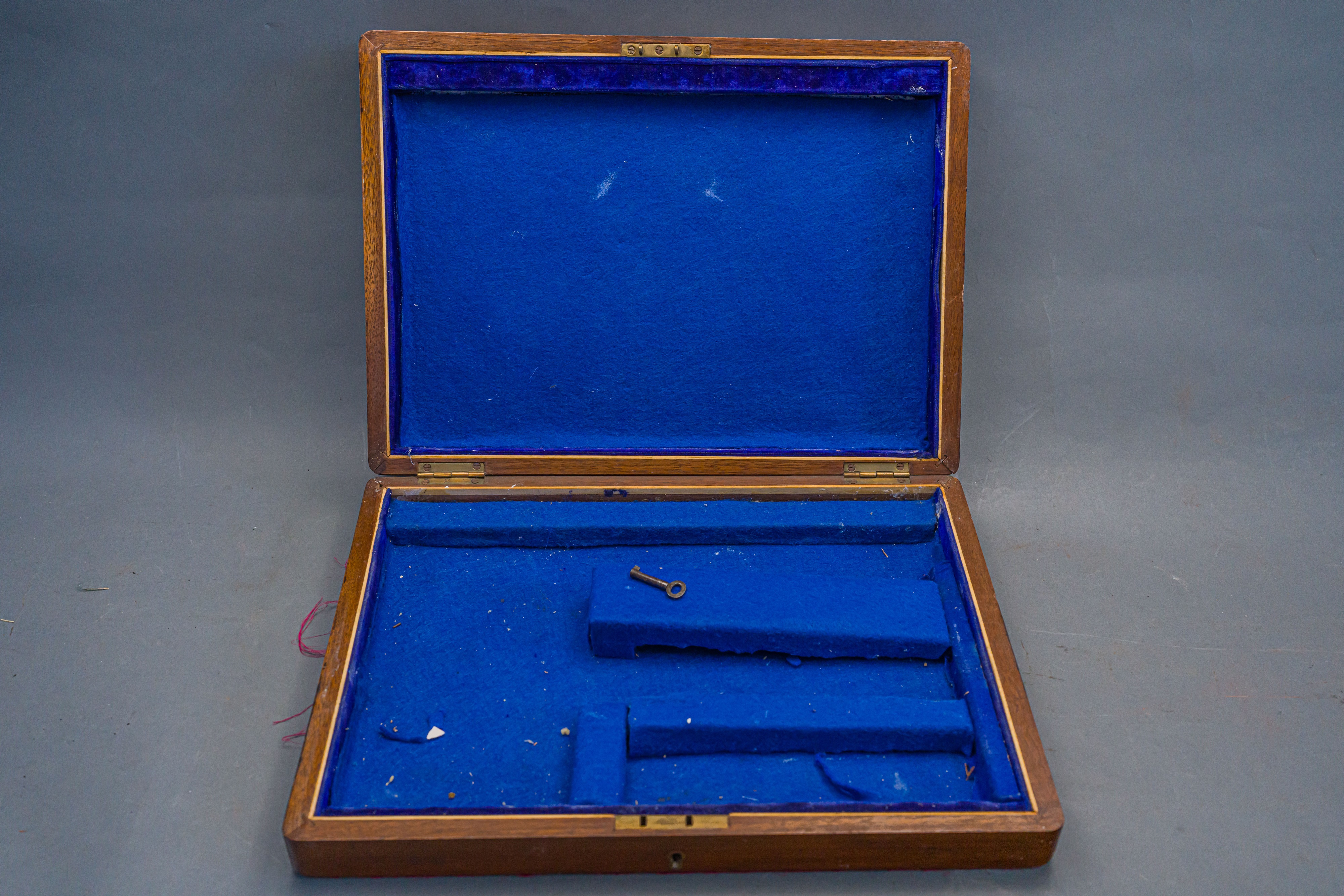 SIX WOODEN CASES ADAPTED FOR TRAVELLING PISTOLS, 19TH CENTURY AND LATER - Image 6 of 19