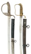 AN AUSTRIAN MODEL 1904 CAVALRY SABRE AND ANOTHER SABRE