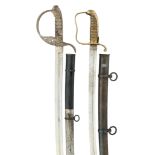 AN AUSTRIAN MODEL 1904 CAVALRY SABRE AND ANOTHER SABRE