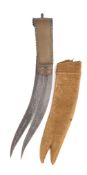 AN INDIAN DAGGER (BICHWA), LATE 19TH/EARLY 20TH CENTURY