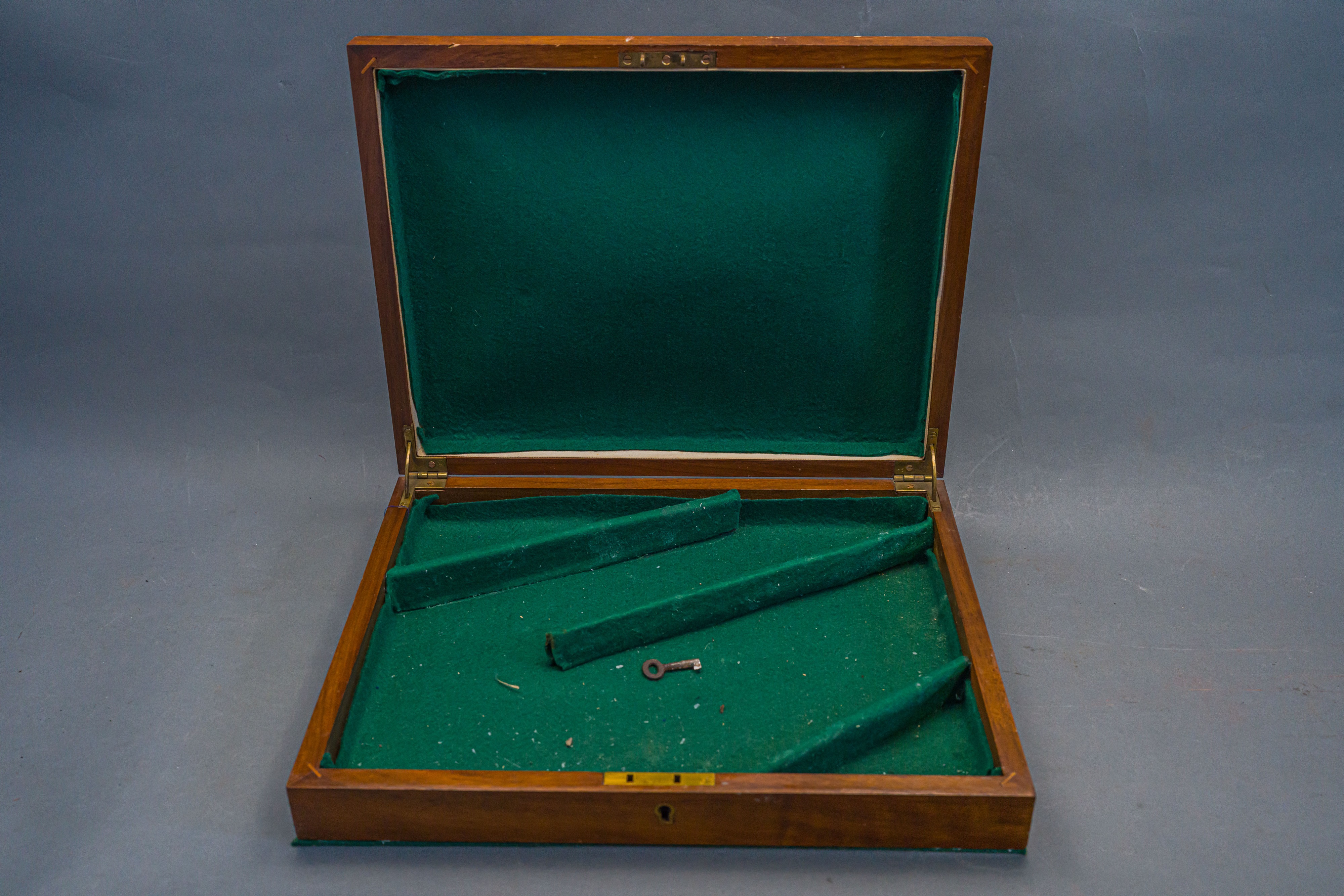 SIX WOODEN CASES ADAPTED FOR TRAVELLING PISTOLS, 19TH CENTURY AND LATER - Image 9 of 19