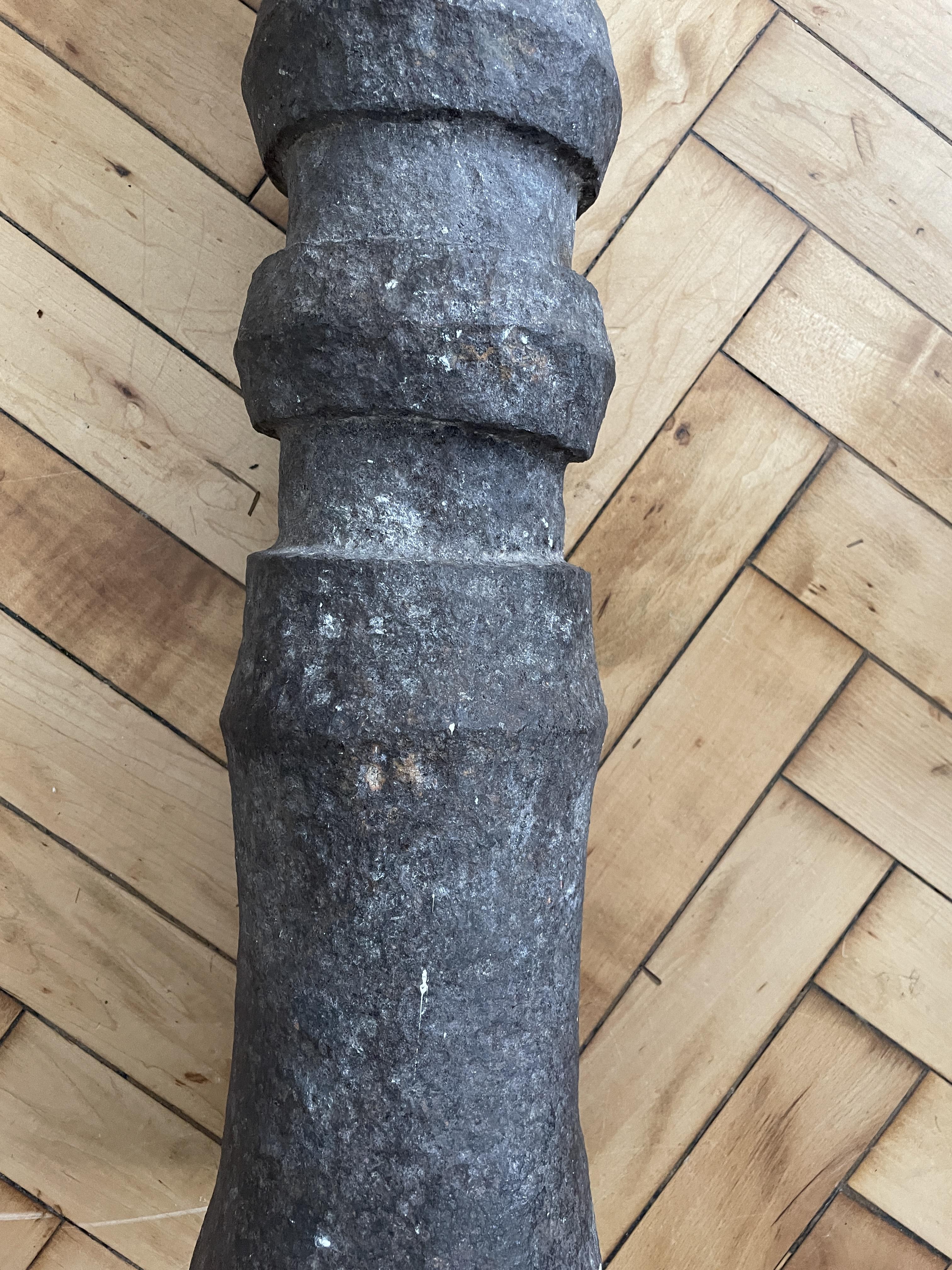 A RARE CHINESE IRON CANNON, PROBABLY 18TH/ EARLY 19TH CENTURY - Image 3 of 12