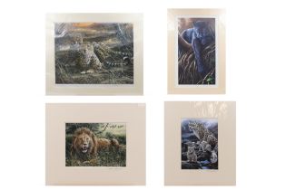 A COLLECTION OF LIMITED EDITION PRINTS FROM JEREMY PAUL, featuring big cats