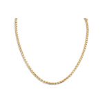 A 9CT GOLD BELCHER STYLE NECK CHAIN, 5.8 g.
