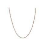 A GOLD FANCY LINK NECK CHAIN