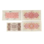 A COLLECTION OF FOUR ASSORTED NORTHERN IRISH 1940S TO 1960S £5 BANKNOTES, Bank of Ireland 1942 16