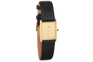 A GOLD PLATED SEIKO QUARTZ WRISTWATCH, black leather strap, together with a collection of other