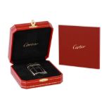 A CHROME CARTIER GAS LIGHTER, Ref no. 406076, purchased 15/10/2012 fitted case with booklet, outer