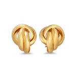 A PAIR OF HOOP EARRINGS, of 18ct gold twisted form, 7.65 g.