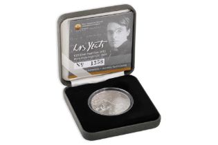 A W.B. YEATS SILVER COIN, boxed