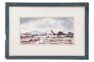 KEITH MANSFIELD (IRISH), Untitled, watercolour, framed and signed, 13" x 9", together with another