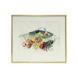 PAULINE DOYLE, (Irl contemporary) still life, water colour, signed & dated, 1989, 33 x 28.5" framed