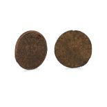 A PAIR OF 1690 MAY & AUGUST IRISH GUNMONEY SMALL HALFCROWNS. both VF (2)