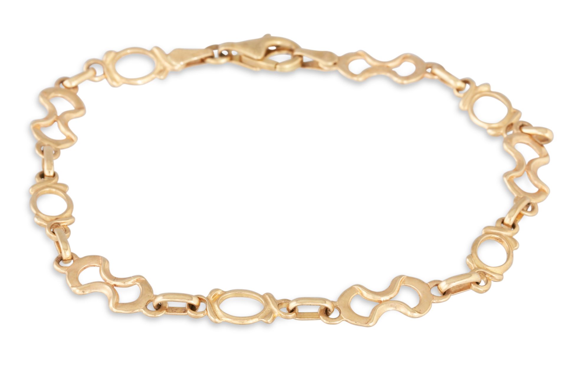 A 9CT GOLD BRACELET, together with six rings, all 9ct yellow gold - Image 3 of 3