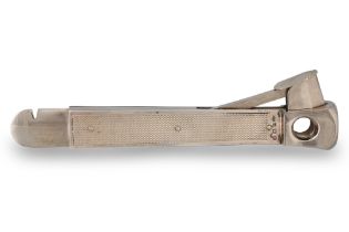 A MODERN SILVER CIGAR CUTTER, Birmingham 1971, by S Rose & Son