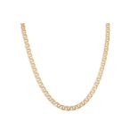 A HEAVY 18CT GOLD NECK CHAIN, 46.3 g.