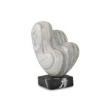 ALEXANDER SOKOLOV, 20th Century 1955 - 2022, untitled, abstract natural form, hand carved marble '