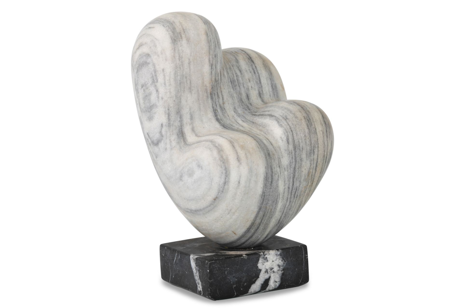 ALEXANDER SOKOLOV, 20th Century 1955 - 2022, untitled, abstract natural form, hand carved marble '