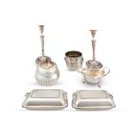 A LARGE AND MISCELLANEOUS COLLECTION OF EARLY 20TH CENTURY SILVER PLATED ITEMS, to include a wine