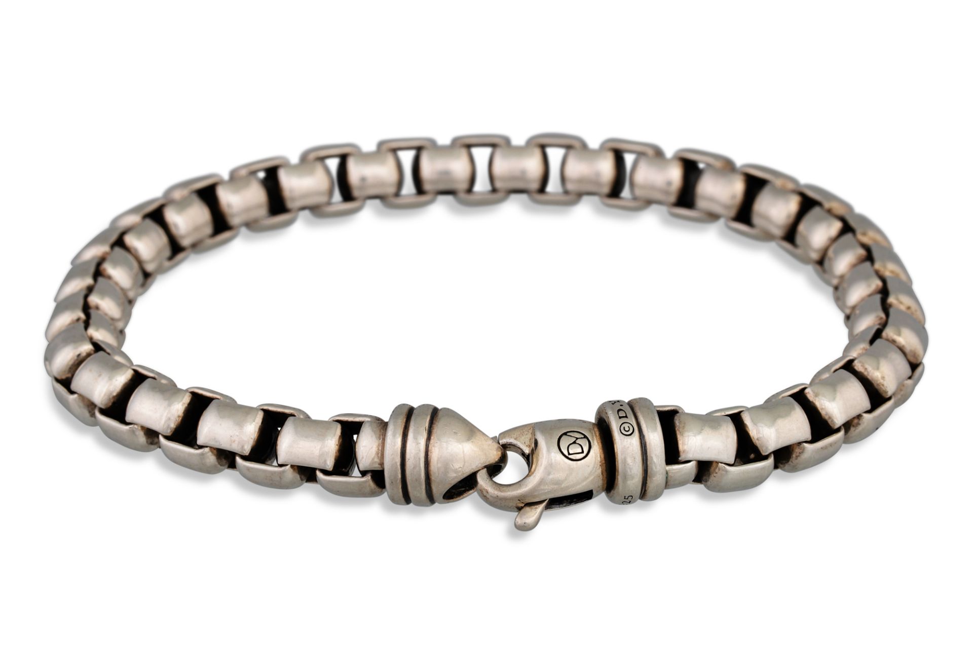 A STERLING SILVER BRACELET, by David Yurmen, 49.5 g.