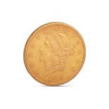 A 1900 AMERICAN DOUBLE EAGLE, $20 US coin. 1Troy OZ gold coin, VF