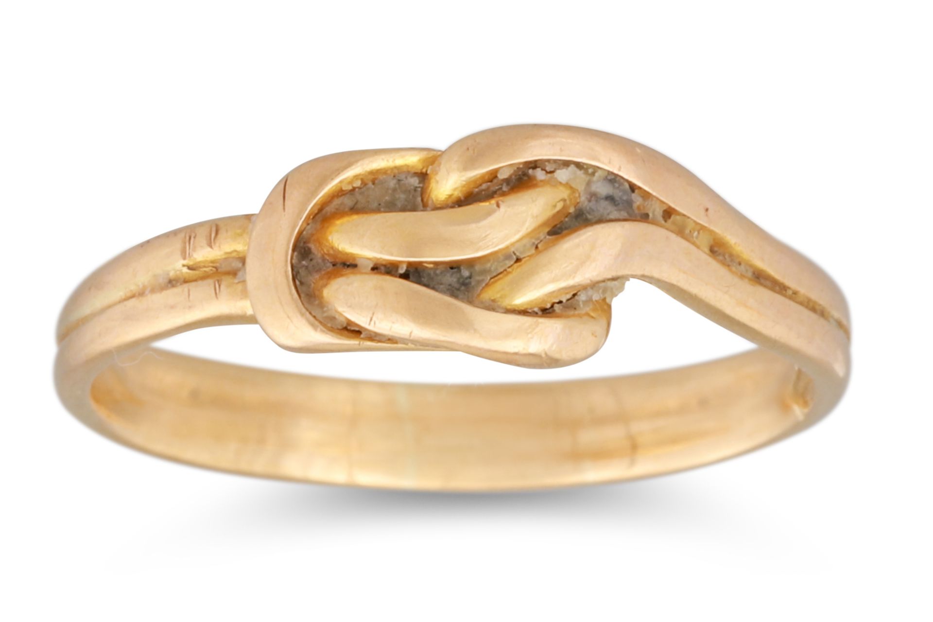 FIVE YELLOW GOLD RINGS, four hallmarked, ca 1960s, 18.4 g. - Image 3 of 6