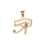 AN EGYPTIAN PENDANT, in 18ct gold, 4.3 g.