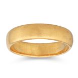 A 22CT GOLD WEDDING BAND