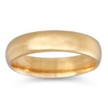 AN 18CT GOLD RING, 6.1 g. Size: Q