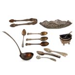AN INTERESTING MISCELLANEOUS COLLECTION OF STERLING SILVER (.925) ITEMS, to include a modern Irish