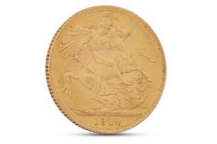 A GOLD SOVEREIGN, 1914