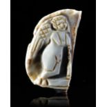 A FRAGMENTARY CAMEO OF EROS WITH A TORCH, 2ND-3RD CENTURY AD