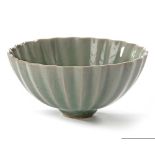 A CHINESE LONGQUAN PETAL-LOBED BOWL, SONG DYNASTY (960-1279)